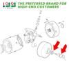 10L0L Golf Cart EZGO Speed Sensor with Speed Sensor Magnet for 48V EZGO TXT Electric Motors OEM# 73328G01, 620422 view 2