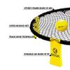 GOOX Outdoor Beach Ball Games with Carrying Bag, 3 Balls, Net and Strip Light (ONLY for Light Up Set)- Roundnet Game Set for Family - Played Outdoors, Indoors, Beach, Lawn, Yard and Park view 4