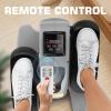 ANCHEER Under Desk Elliptical Machine, Electric Seated Pedal Exerciser, Mini Elliptical Machines for Seniors, LCD Display Monitor, Remote Control, Leg Exerciser for Home (Training Grey) view 4