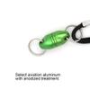 Magnetic Net Release Aluminum Shell for Fly Fishing (Green) view 3