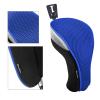 Andux 4pcs/Pack Mesh Golf 460cc Driver Fairway Wood Club Head Covers with Interchangeable No. Tags Blue view 4