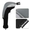 Andux 3pcs/Set Golf 460cc Driver Wood Club Head Covers Long Neck with No. Tags Grey view 4