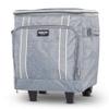 Igloo 40 Can Large Portable Insulated Soft Cooler with Rolling Wheels, Gray view 1
