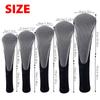 Andux 5pcs/Set Mesh Golf 460cc Driver Fairway Wood Club Head Covers Long Neck with No. Tags Black/Grey view 2