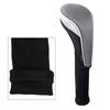 Andux 5pcs/Set Mesh Golf 460cc Driver Fairway Wood Club Head Covers Long Neck with No. Tags Black/Grey view 3