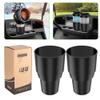 10L0L Universal Golf Cart Heater Propane Cup Holder for Yamaha EZGO Club Car, Material Upgrade Replacement Holder for 16.4 oz Portable Propane Heater Camping Gas Cylinder Black (2 Pack) view 1