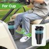 10L0L Universal Golf Cart Heater Propane Cup Holder for Yamaha EZGO Club Car, Material Upgrade Replacement Holder for 16.4 oz Portable Propane Heater Camping Gas Cylinder Black (2 Pack) view 4