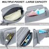 Afreter Fanny Pack Waterproof Waist Bag Pack Men Women Hip Bum Bag With Water Bottle Holder Adjustable Strap Suitable For Outdoors Workout Traveling Hiking Cycling Dog Walking Pouch Bag(Grey) view 3