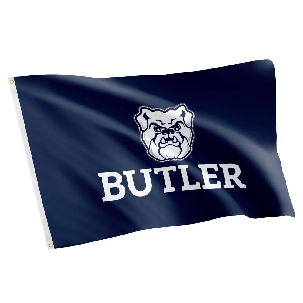 Desert Cactus Butler University BU Flag - 3 x 5 Feet Bulldogs Banner, Indoor/Outdoor Durable Fabric, 100% Polyester Design (Style 1)