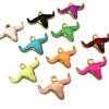 1.5" Gold Plated Peach Acrylic Steer Skull Pendant - Measuring 36mm x 25mm Approx. - Available in 10 Colors, See Related Items Link view 3