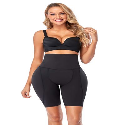 2PS Sponge Crossdressing Hip Pads padded Women Butt Hip Up Padded Enhancer Suitable T3 (XL, Black High Open crotch)