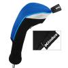 Andux 6pcs/Set Golf Club Head Covers Woods Drivers Fairway Hybrid Set Long Neck (3 Hybrid + 3 Woods) (Black/Blue) view 4