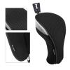 Andux 5pcs/Set Golf 460cc Driver Fairway Wood Club Head Covers Short Neck Black view 4