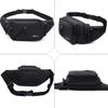 Afreter Fanny Pack Waterproof Waist Bag Pack Men Women Hip Bum Bag With Water Bottle Holder Adjustable Strap Suitable For Outdoors Workout Traveling Hiking Cycling Dog Walking Pouch Bag(black) view 4