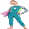 MWTA Wetsuit for Kids Boys Girls 2.5mm Neoprene Thermal Swimsuit Fullsuit Wet Suits Long Sleeve for Toddler Child Junior Youth Swimming, Diving, Surfing Aqua-XL view 3