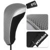 Andux 4pcs/Set Mesh Golf 460cc Driver Fairway Wood Club Head Covers Long Neck with No. Tags Black/Grey view 4