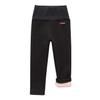 Evelin LEE Baby Boys Girls Winter Warm Fleece Lined Leggings Stretchy High Waisted Active Sweatpants(3-4 Years/Tag 120) Black view 1