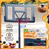 WIN.MAX Basketball Hoop Outdoor 3.8-10ft Adjustable Height, 44inch Backboard, Swimming Pool Basketball Hoop & Goal for Kids/Adults Indoor view 2