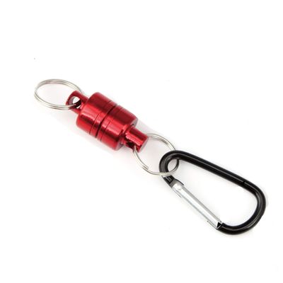 Magnetic Net Release Aluminum Shell for Fly Fishing (red 2)