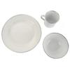White Enamel Camping Dinner Set view 2