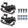 Disc Brake Kit, Aluminum Alloy Front And Rear Disc Brake Kit with Clamp 1 Pair 160mm Rotor And 16 Screws Suit for All Kinds of Road view 3
