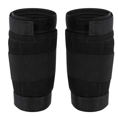 1 Pair Whole Leg Weight, Ankle Leg Weights, Black Adjustable Loading Weighted Ankle Leg Bands Weighted Leg Strap Weighted Leg Strap for Walking Jogging Gymnastics (Steel Plates Not Included)