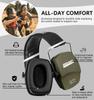 PROHEAR 016 Ear Protection Safety Earmuffs for Shooting, NRR 26dB Noise Reduction Slim Passive Hearing Protector with Low-Profile Earcups, Compact Foldable Ear Defenders for Gun Range, Hunting (Green) view 4