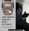 PROHEAR 016 Ear Protection Safety Earmuffs for Shooting, NRR 26dB Noise Reduction Slim Passive Hearing Protector with Low-Profile Earcups, Compact Foldable Ear Defenders for Gun Range, Hunting (Brown) view 3