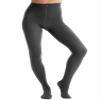 Couture Women's Cable Knit Fleece Tights in Black with Flat Seams and Extra Stretch - Polyester & Spandex - Large view 1