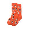 Hotsox Kid's Costume Ghosts Socks 1 Pair, Orange, Small/Medium view 1
