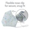 Green Sprouts i play Adjustable Reusable Face Mask-Pink Bunny-Youth/Adult Small view 3