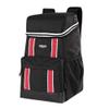 Igloo 30 Can Large Portable Insulated Soft Cooler Backpack Carry Bag, Black/Red view 1