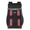 Igloo 30 Can Large Portable Insulated Soft Cooler Backpack Carry Bag, Black/Red view 2