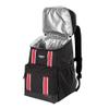 Igloo 30 Can Large Portable Insulated Soft Cooler Backpack Carry Bag, Black/Red view 3