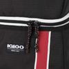 Igloo 30 Can Large Portable Insulated Soft Cooler Backpack Carry Bag, Black/Red view 4