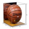 Better Display Cases Acrylic Men's Full Size Basketball Display Case with Mirror and Simulated Wood Base (B33) view 2