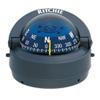 CWR Wholesale 4" Gray, Blue, and White Nautical Ritchie S-53G Explorer Compass Surface Mount view 1