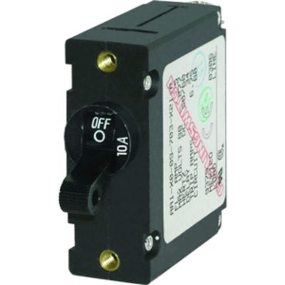 CWR Wholesale 4" Black Functional Blue Sea 7204 AA1 10A Circuit Breaker