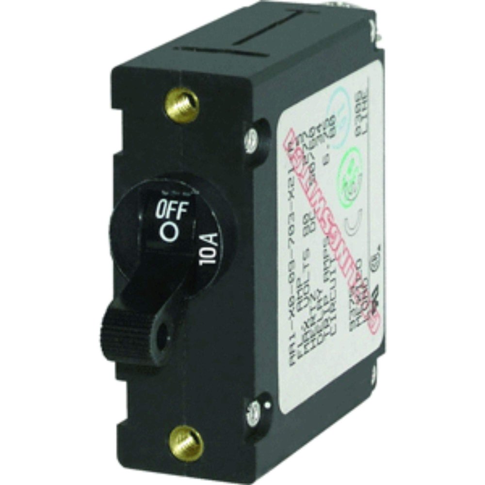 CWR Wholesale 4" Black Functional Blue Sea 7204 AA1 10A Circuit Breaker
