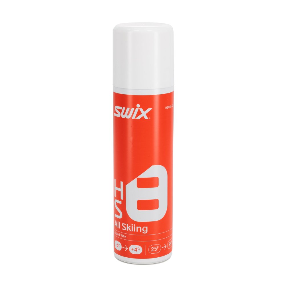 Swix HS8 "Red" High Speed Ski & Snowboard Spray Wax for Moderate Temperatures