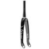 Box One Oversized X2 Pro Carbon Fork for Larger Sized Racers 1-1/8 inch Chromoly 7000 Series Steel Steerer Tube 20mm Axle Cold Forged Dropouts 32mm Offset | Black 20 X 20mm