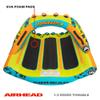 AIRHEAD Sportsstuff Poparazzi 3, 1-3 Rider Towable Tube for Boating, view 3