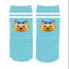 Mystic Sloth Adorable Dog Breed Design Children's Crew Socks (Yorkshire Terrier - Blue Bow) view 1