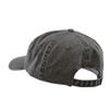 Classic Car Bug Embroidered Washed Solid Pigment Dyed Cotton Twill Brass Buckle Cap - Black OSFM view 3