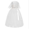 Eyelash Lace A-Line Tulle Junior Flower Girl Dress Toddler Evening Gown LG5 3 Ivory view 4