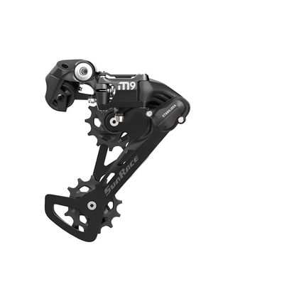 SunRace M900 Rear Derailleur - 9-Speed Medium Cage Black Shimano Rear