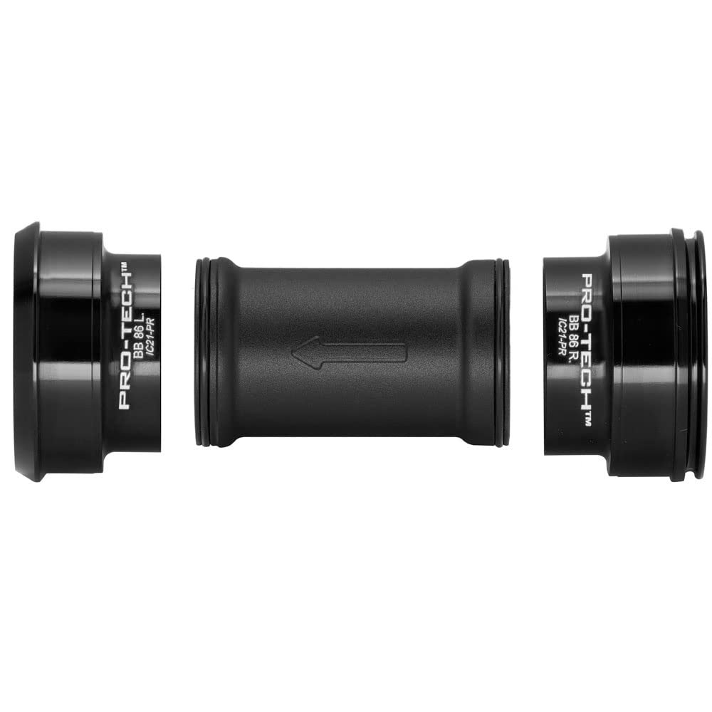 Campagnolo Ekar Pro-Tech Bottom Bracket Cups, BB86 (86.5 x 41), Black