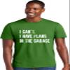 3X-Large Kelly Green Mens I Can't I Have Plans in The Garage Funny Dad Gift Deluxe Soft T-Shirt view 1