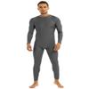Lejafay Men's Adult Spandex Dancewear Zentai Suit Full Body Skin Tight Jumpsuit Costume Grey Large view 1