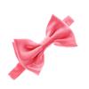 My Lello Classic Baby Pre- Tied Satin Adjustable Bow Tie Solid Formal Tuxedo Style - Coral Pink view 1